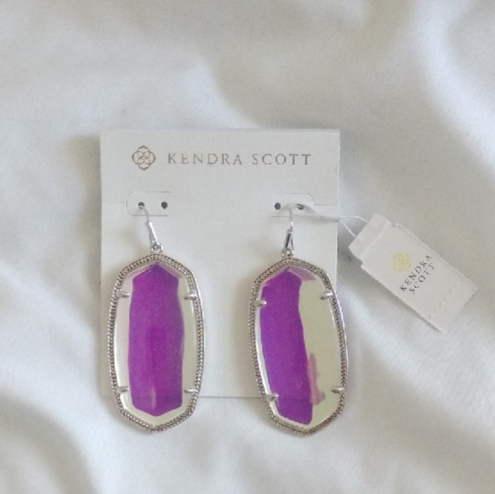 Kendra Scott Violet Statement Earrings